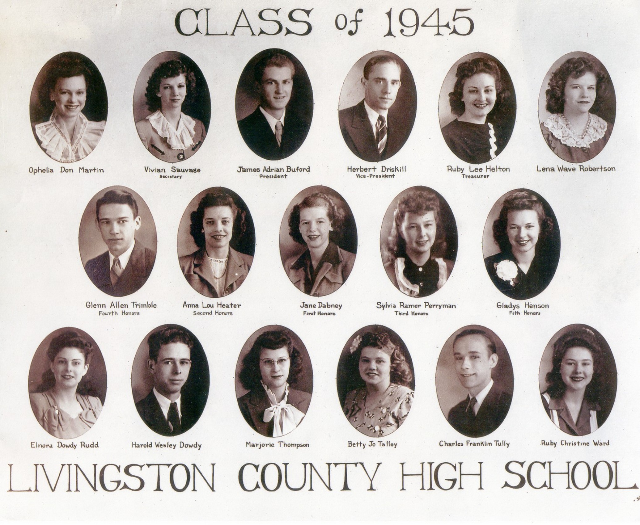 1182 LCHS Class 1945_